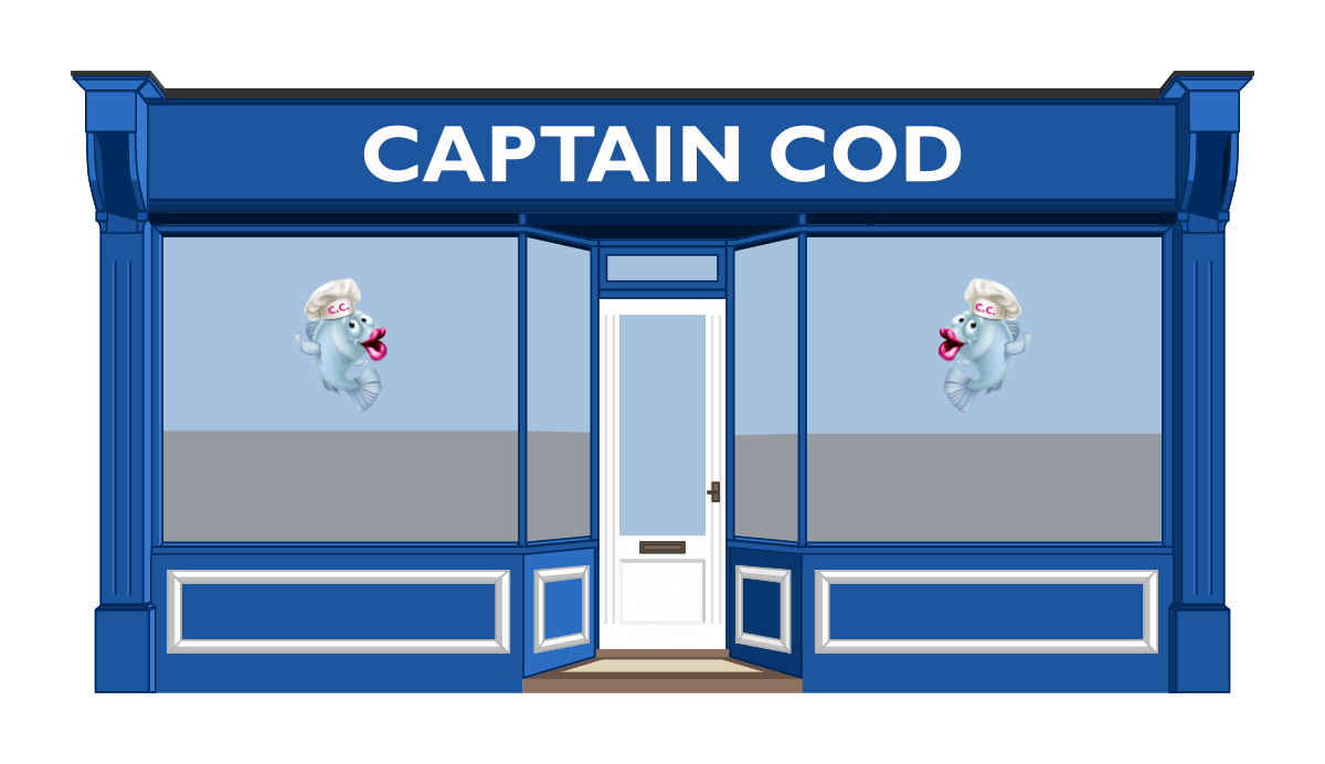 Captain Cod's shop-front